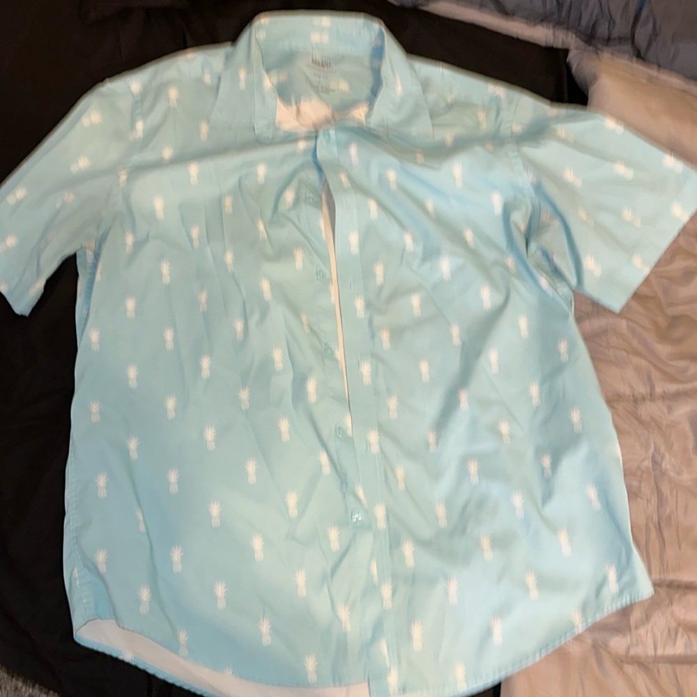 Men’s blue pineapple shirt